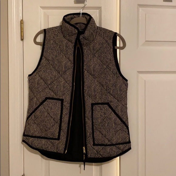 J. Crew Houndstooth Black Vest - Picture 5 of 8